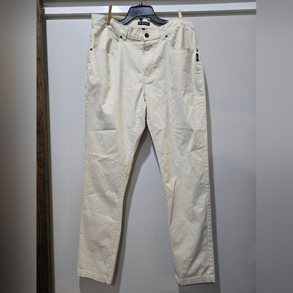 Silver Jeans Men's Ashton Straight Slim Fit Slim Leg Pants NWOT Sz 32 Putty